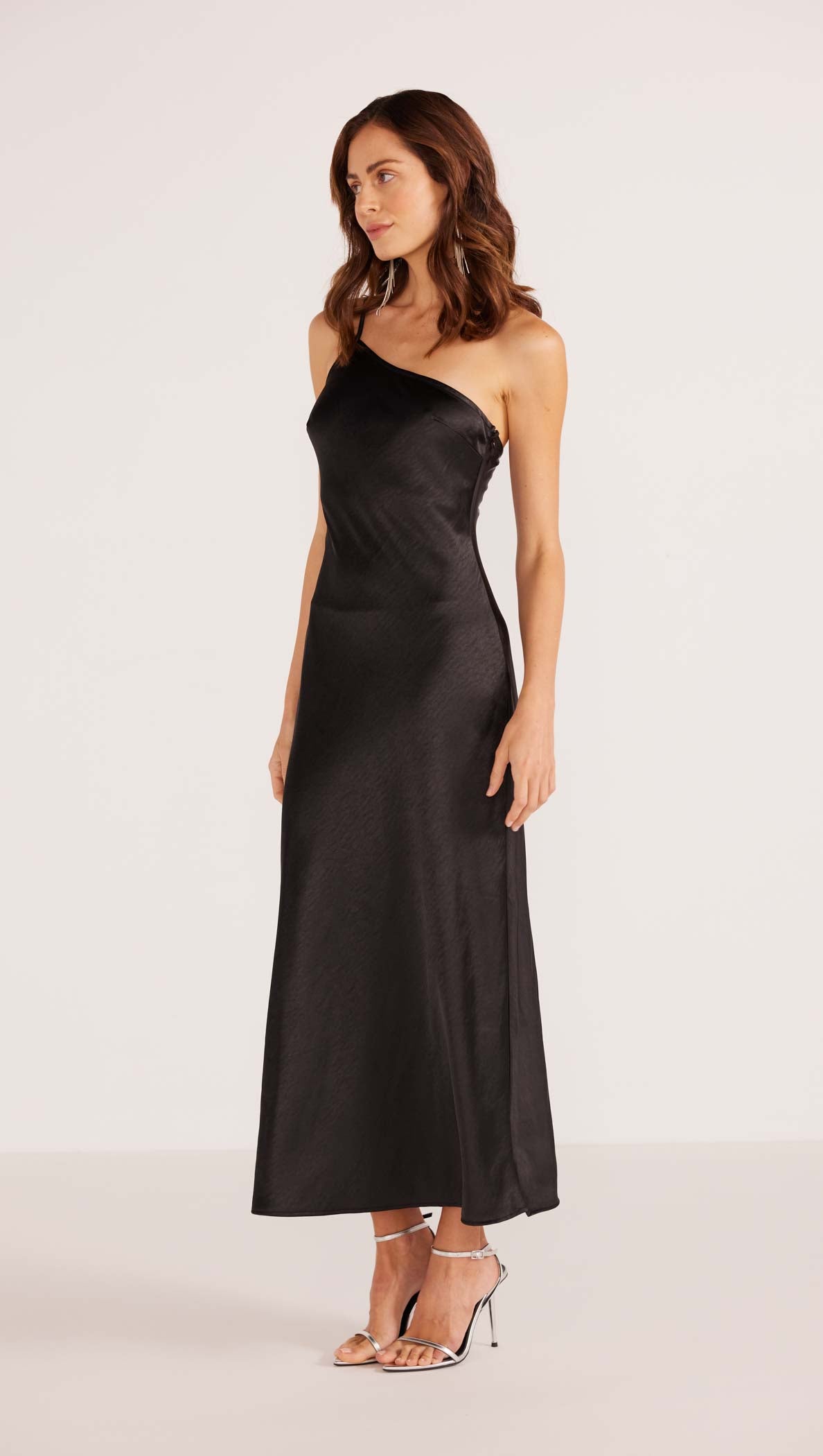 Ella Midi One Shoulder Dress-MINKPINK