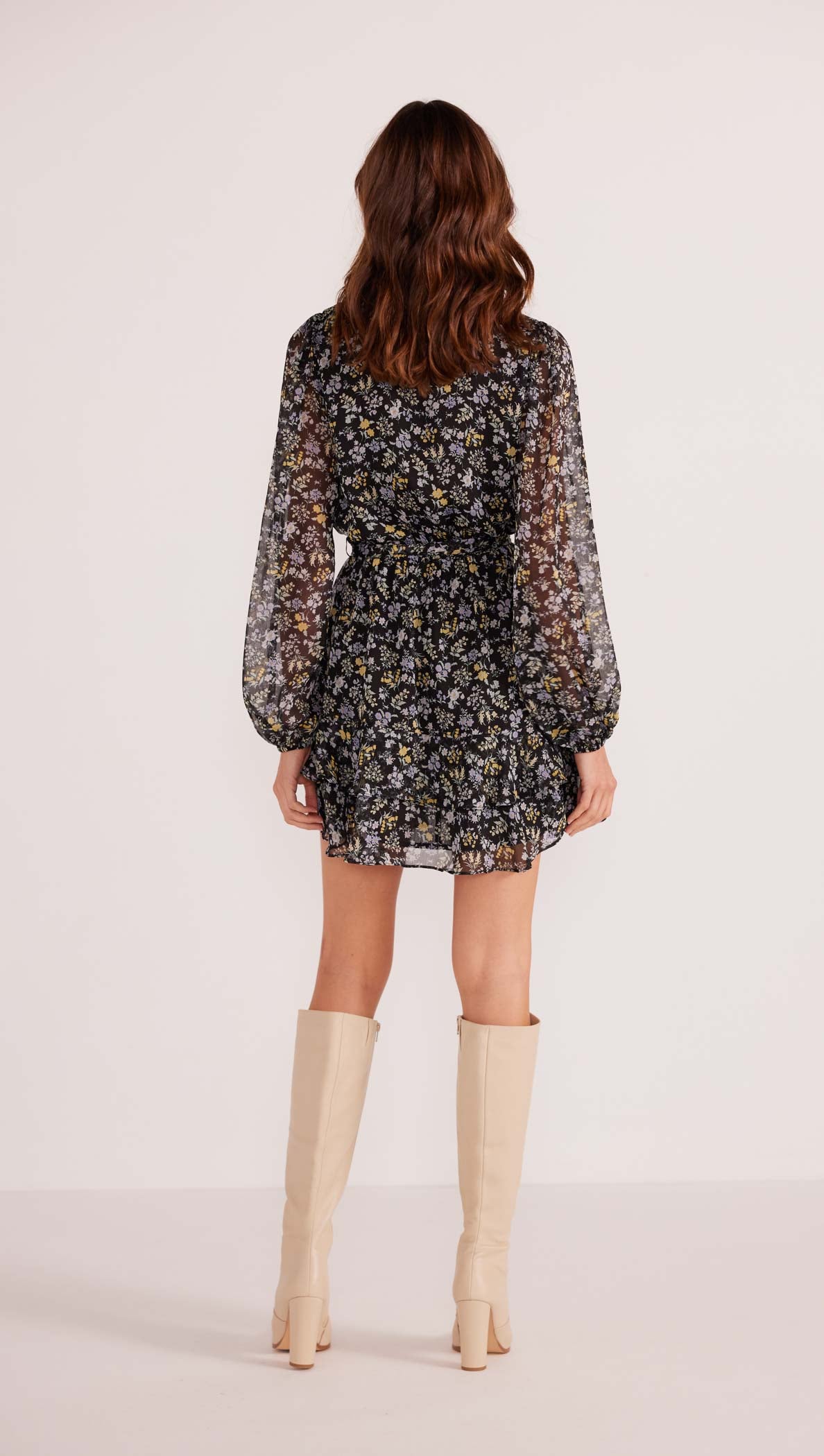 TAYLEE LONG SLEEVEE MINI DRESS-MINKPINK