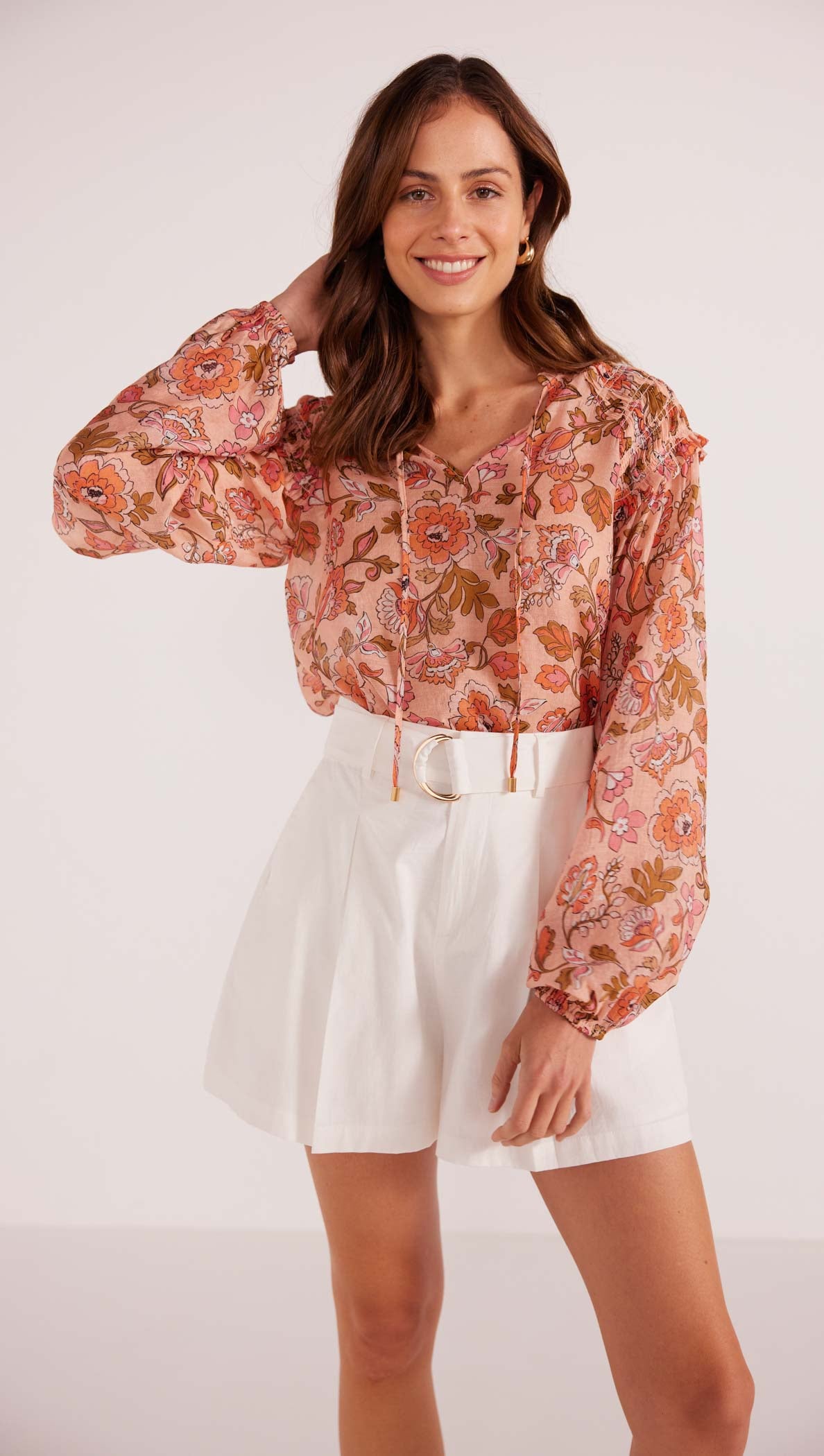 Amelia Long Sleeve Blouse-MINKPINK