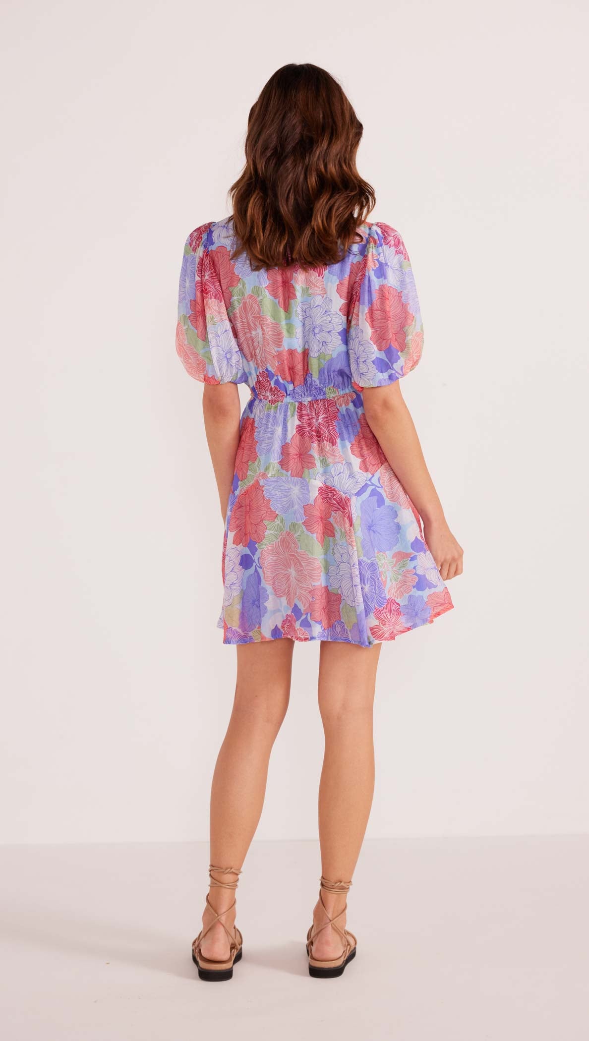 BELLE PUFF SLEEVE MINI DRESS-MINKPINK