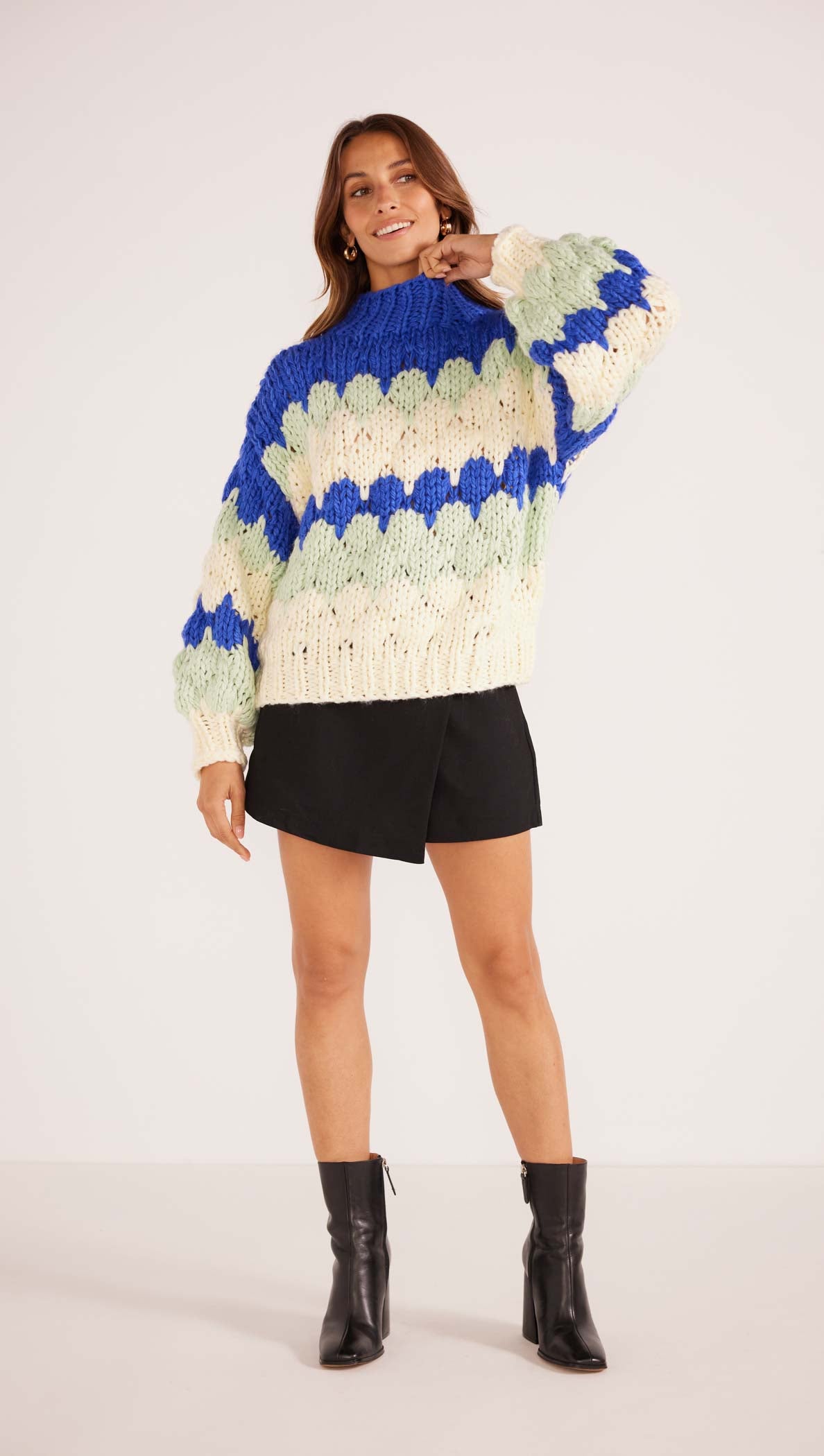 Margot Bobble Knit Jumper-MINKPINK