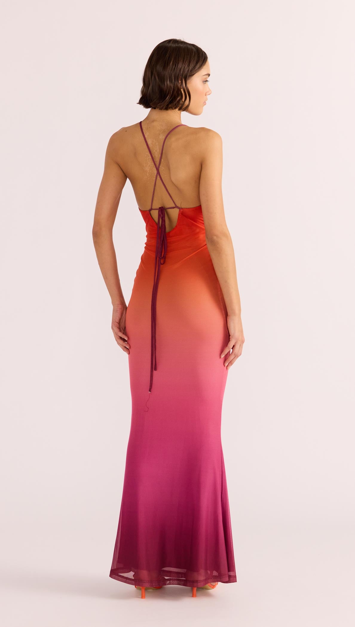 COSIMA OMBRE MESH MAXI DRESS-MINKPINK