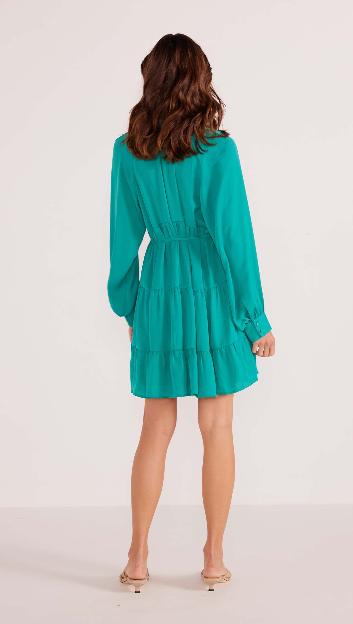 EMMA TIERED SHIRT DRESS-MINKPINK