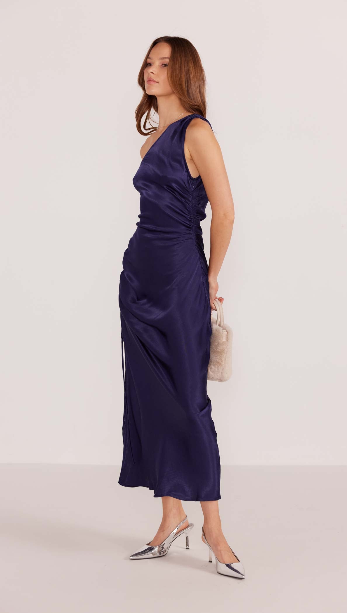 Lumina One Shoulder Midi Dress