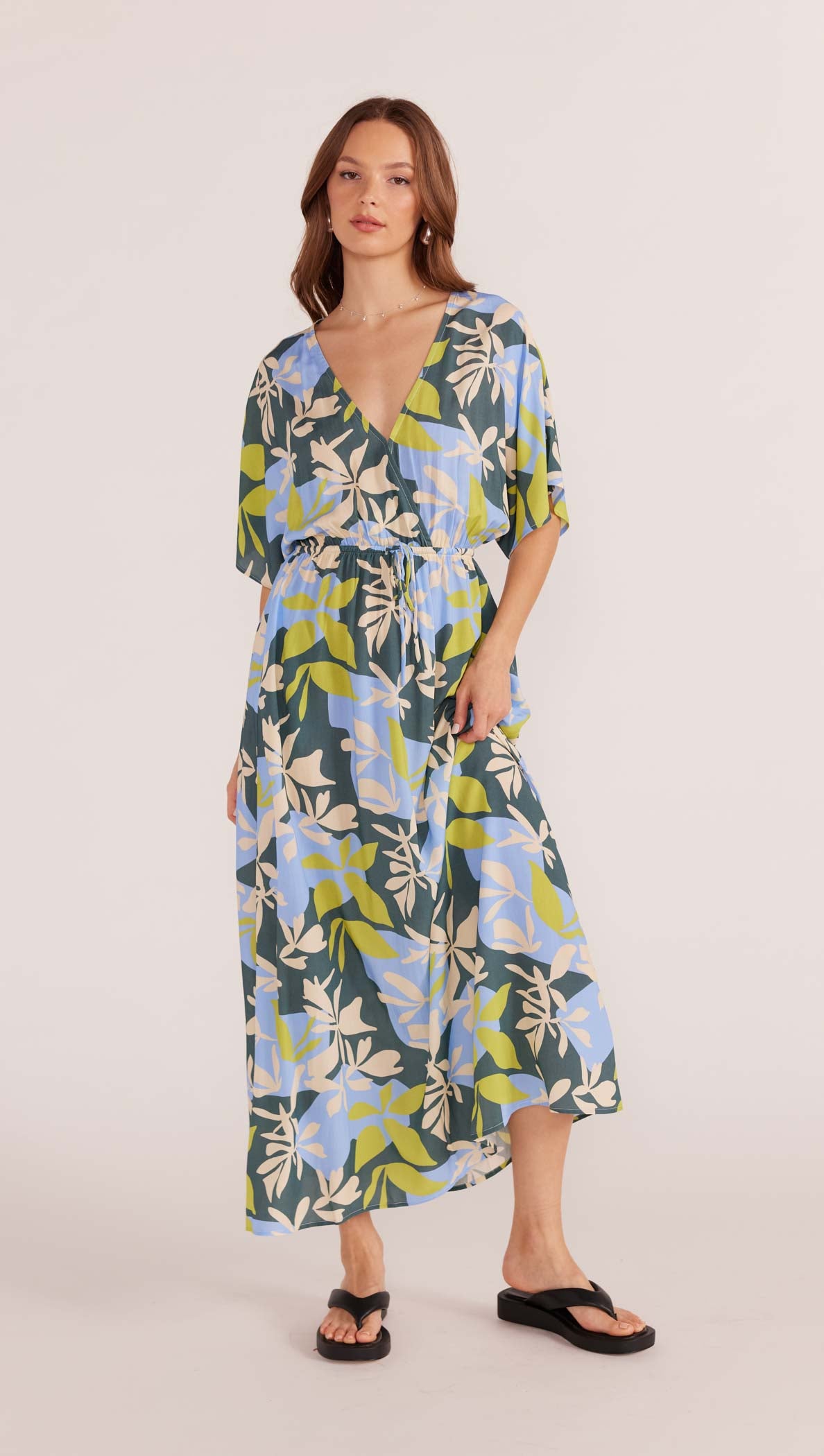 Artistic Garden Midi Dress-MINKPINK