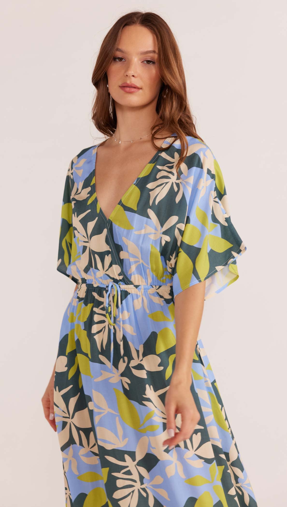 Artistic Garden Midi Dress-MINKPINK