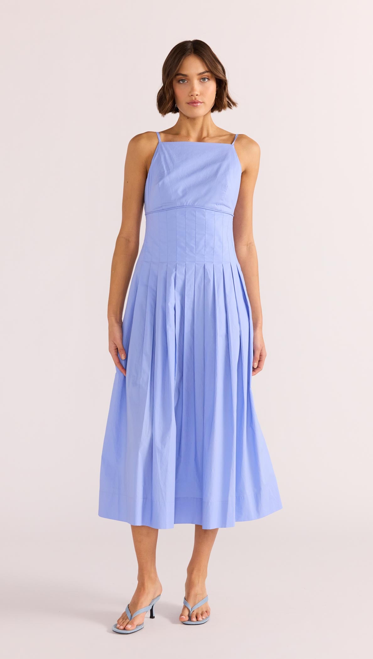 AVALON SQUARE NECK MIDI DRESS-MINKPINK