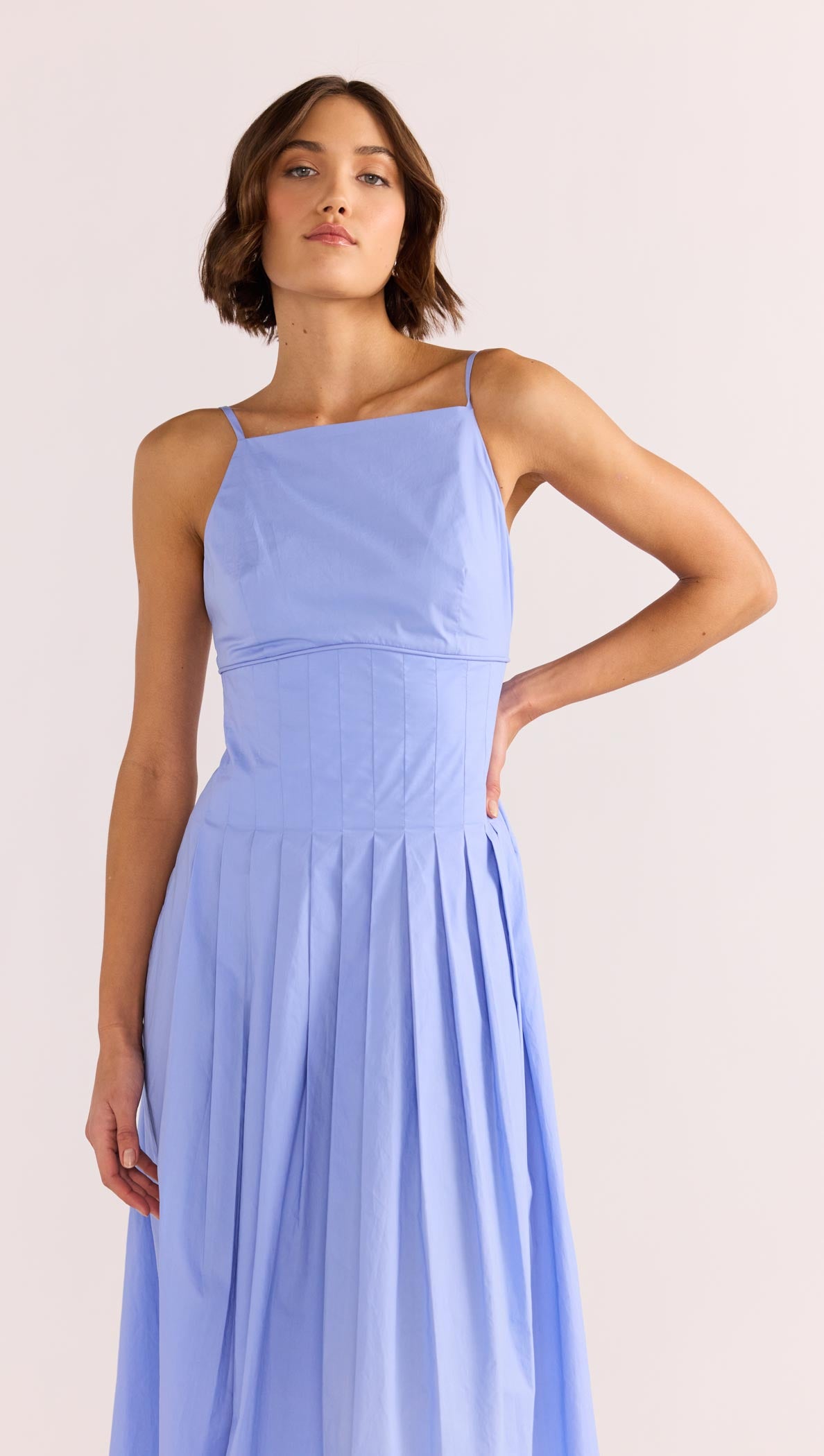 AVALON SQUARE NECK MIDI DRESS-MINKPINK