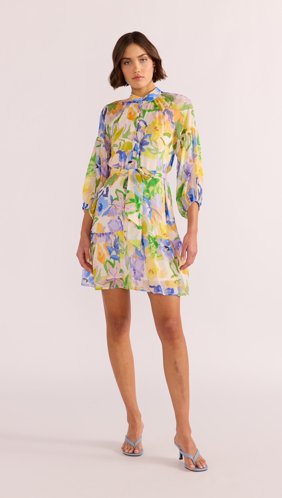 FABLE BLOUSON MINI DRESS-MINKPINK