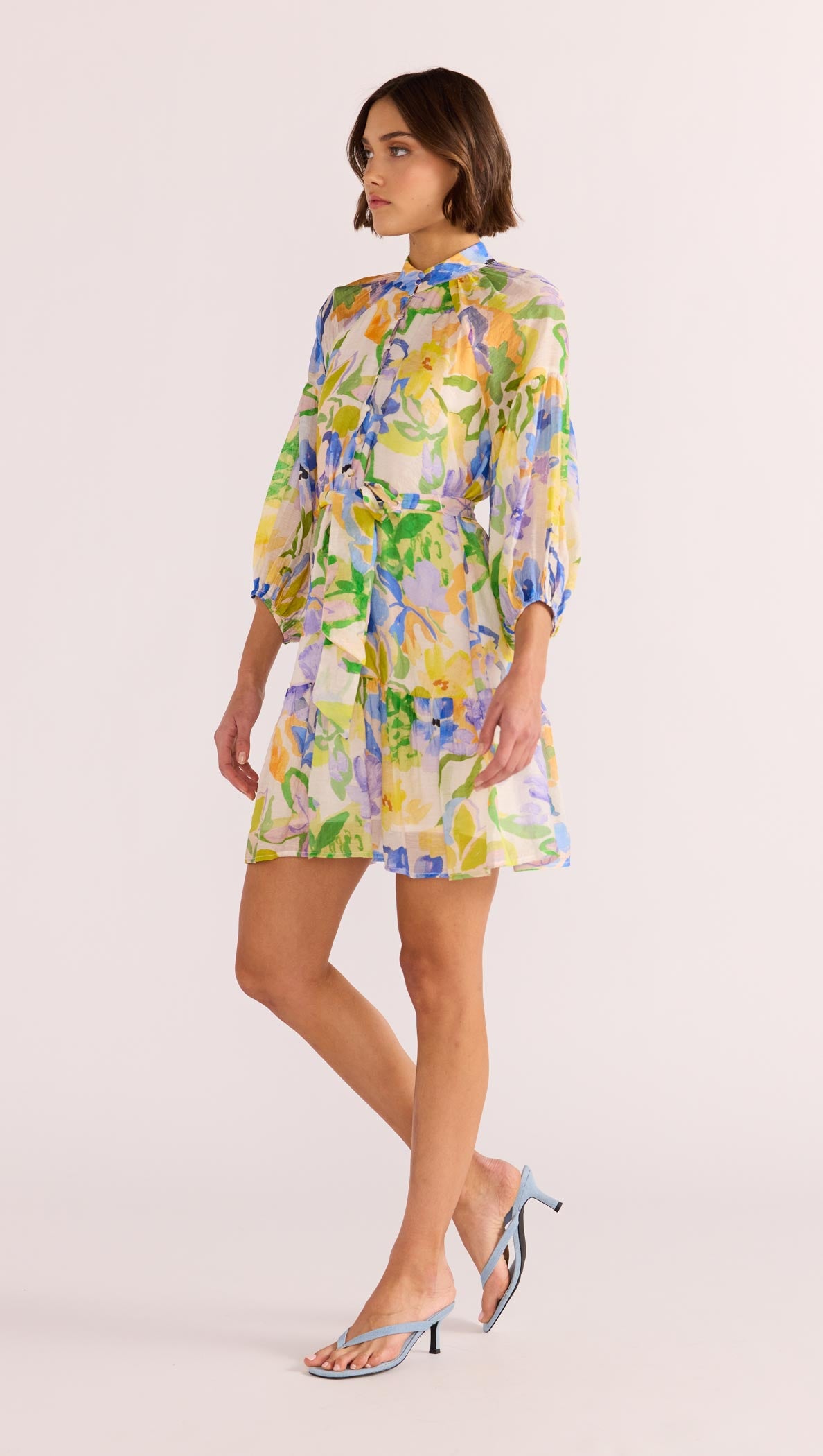 FABLE BLOUSON MINI DRESS-MINKPINK