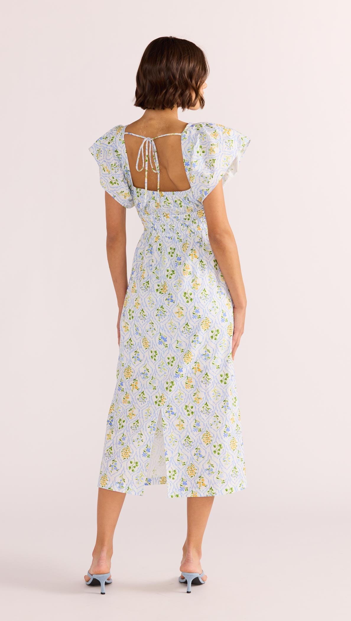 MEADOW FLUTTER MIDI DRESS-MINKPINK