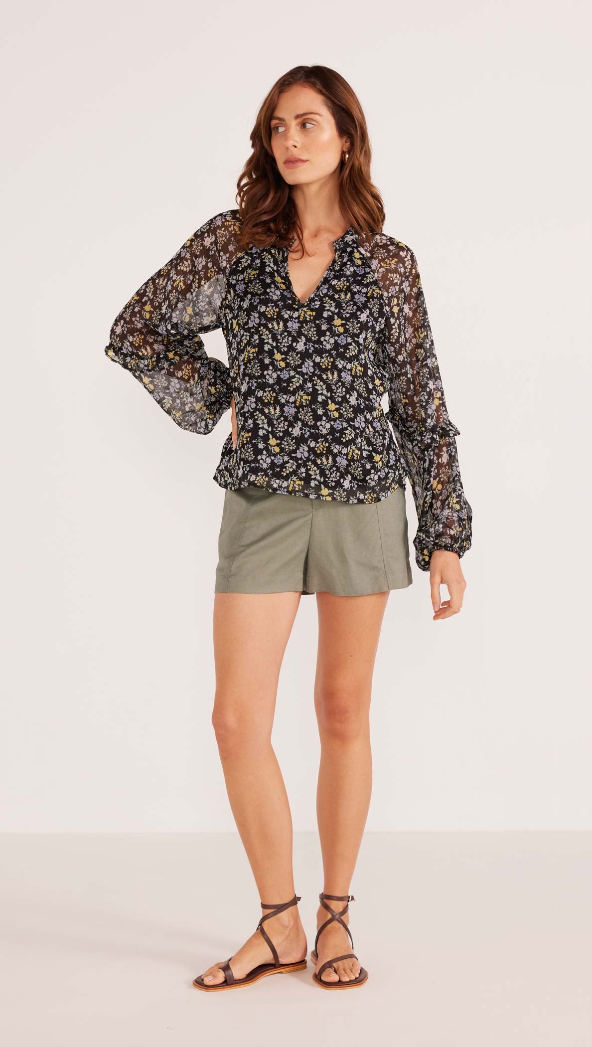 TAYLEE LONG SLEEVE BLOUSE-MINKPINK