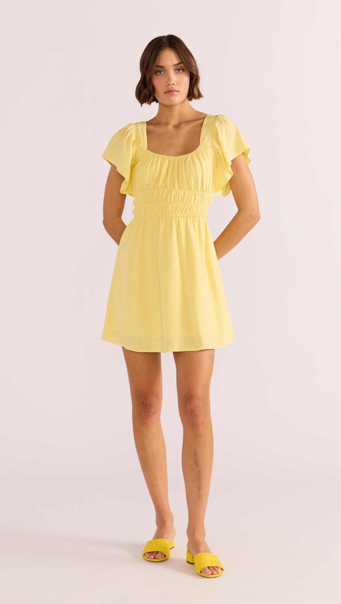 OPHELIA FLUTTER MINI DRESS-MINKPINK