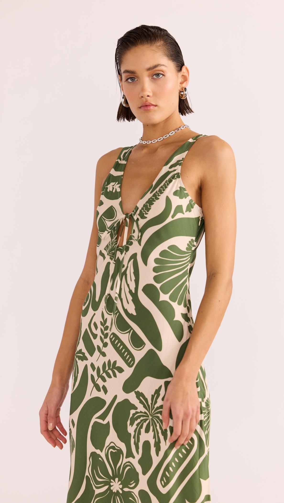 Amos Keyhole Midi Dress-MINKPINK