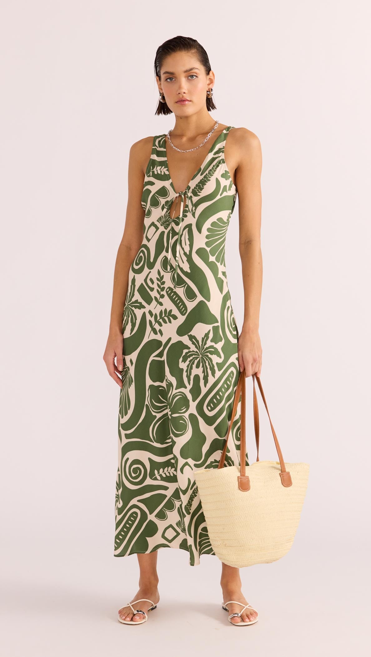 Amos Keyhole Midi Dress-MINKPINK