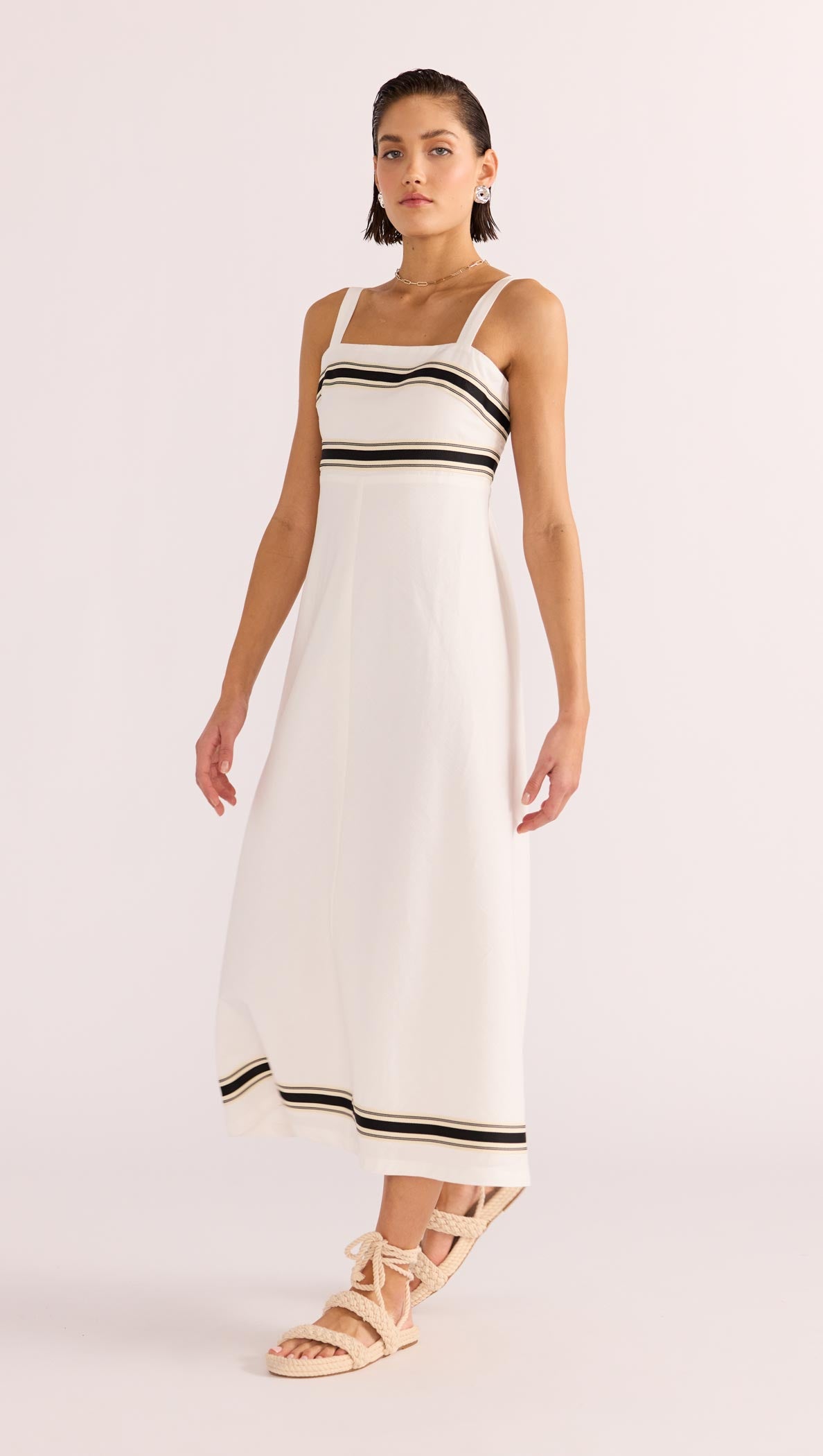 Briar Trim Midi Dress-MINKPINK