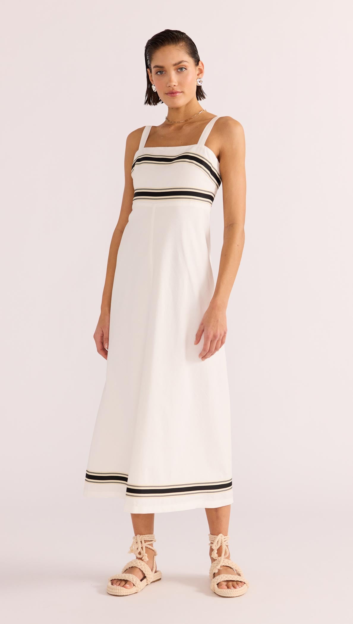 Briar Trim Midi Dress-MINKPINK