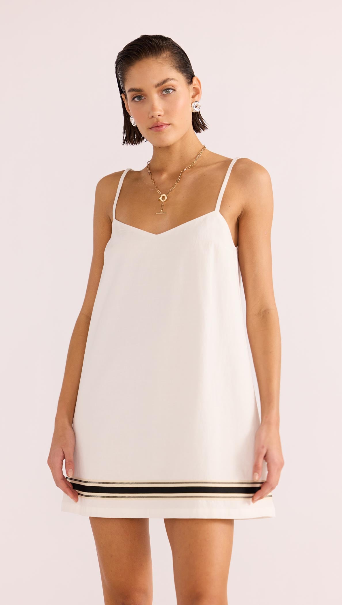 Briar Trim Mini Dress-MINKPINK