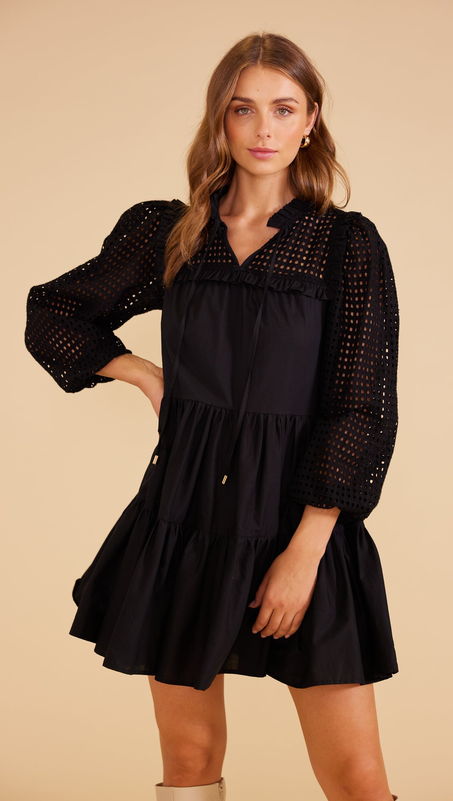 Minkpink polka dot top dress