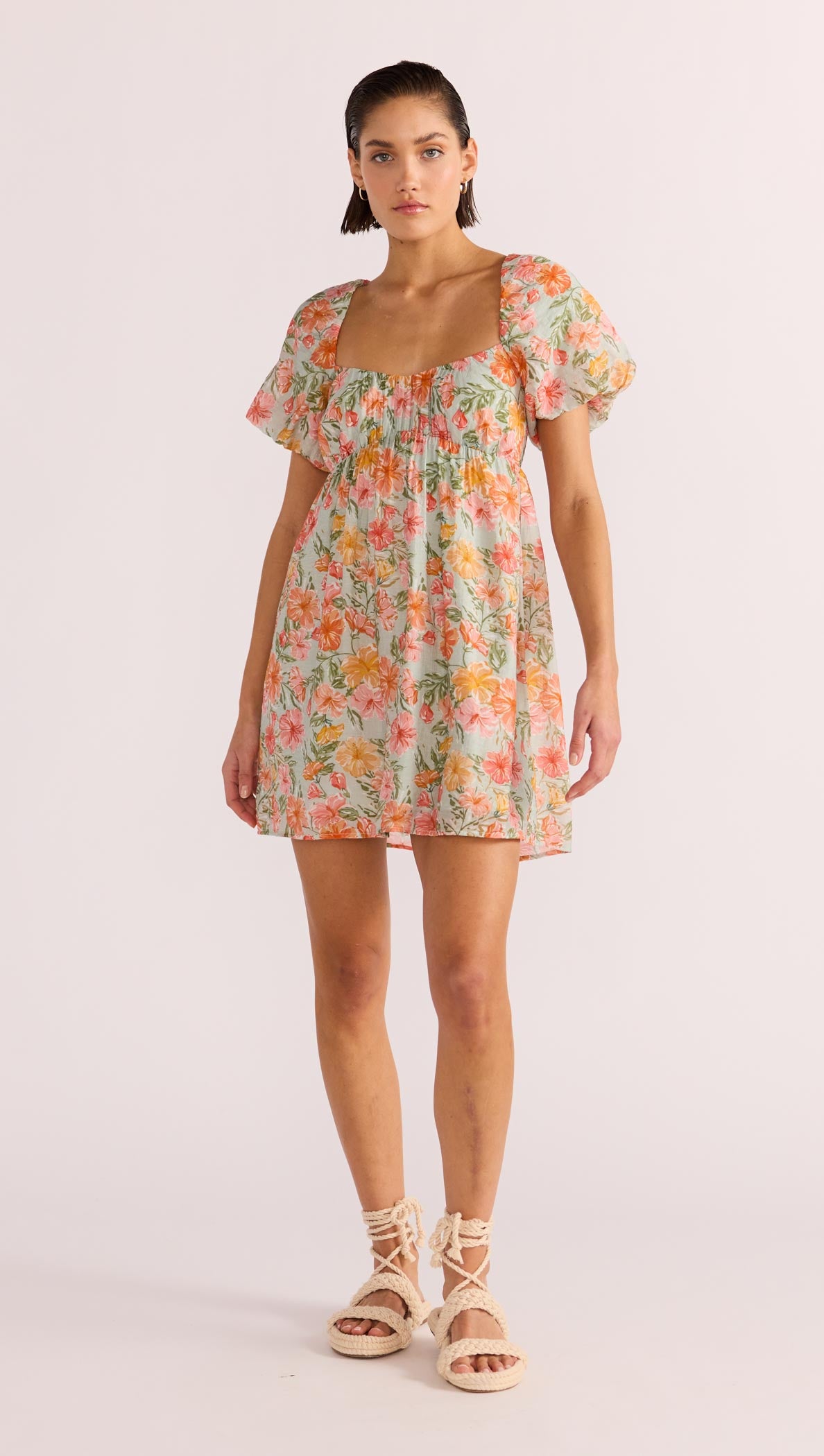 Lorelei Ruched Mini Dress-MINKPINK