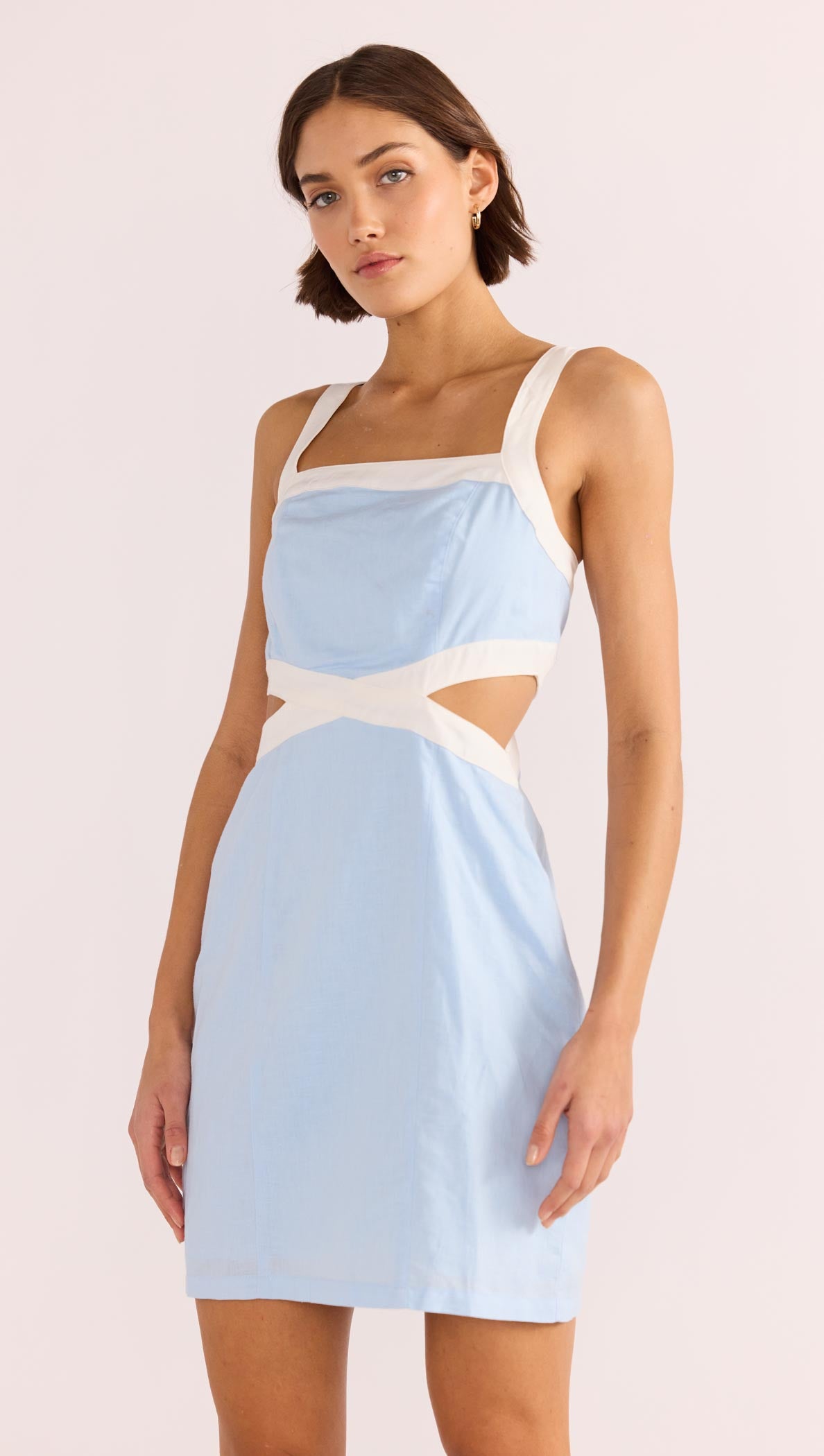 Pandora Contrast Mini Dress-MINKPINK