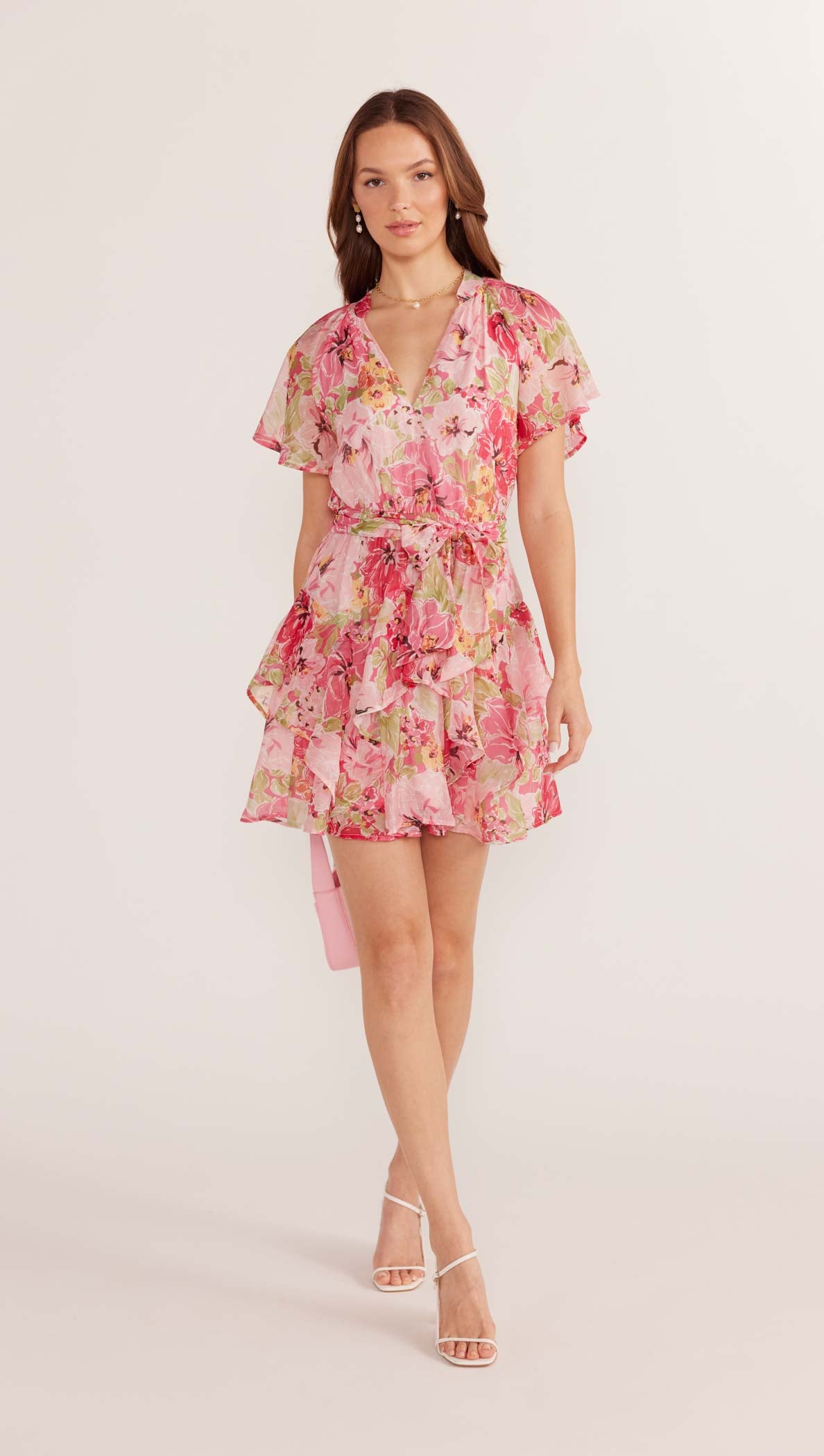 Simone Flutter Mini Dress-MINKPINK