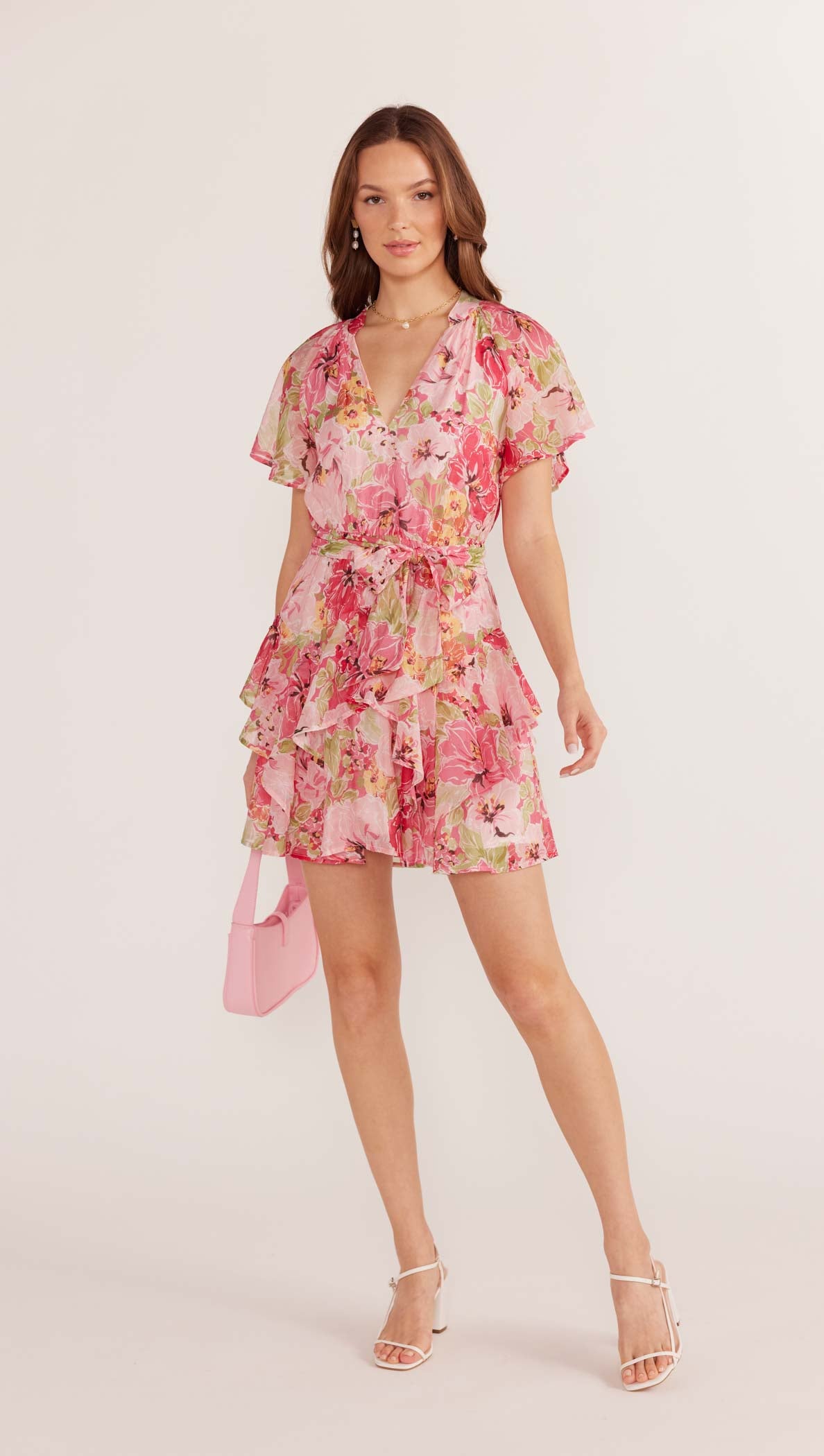 Simone Flutter Mini Dress-MINKPINK