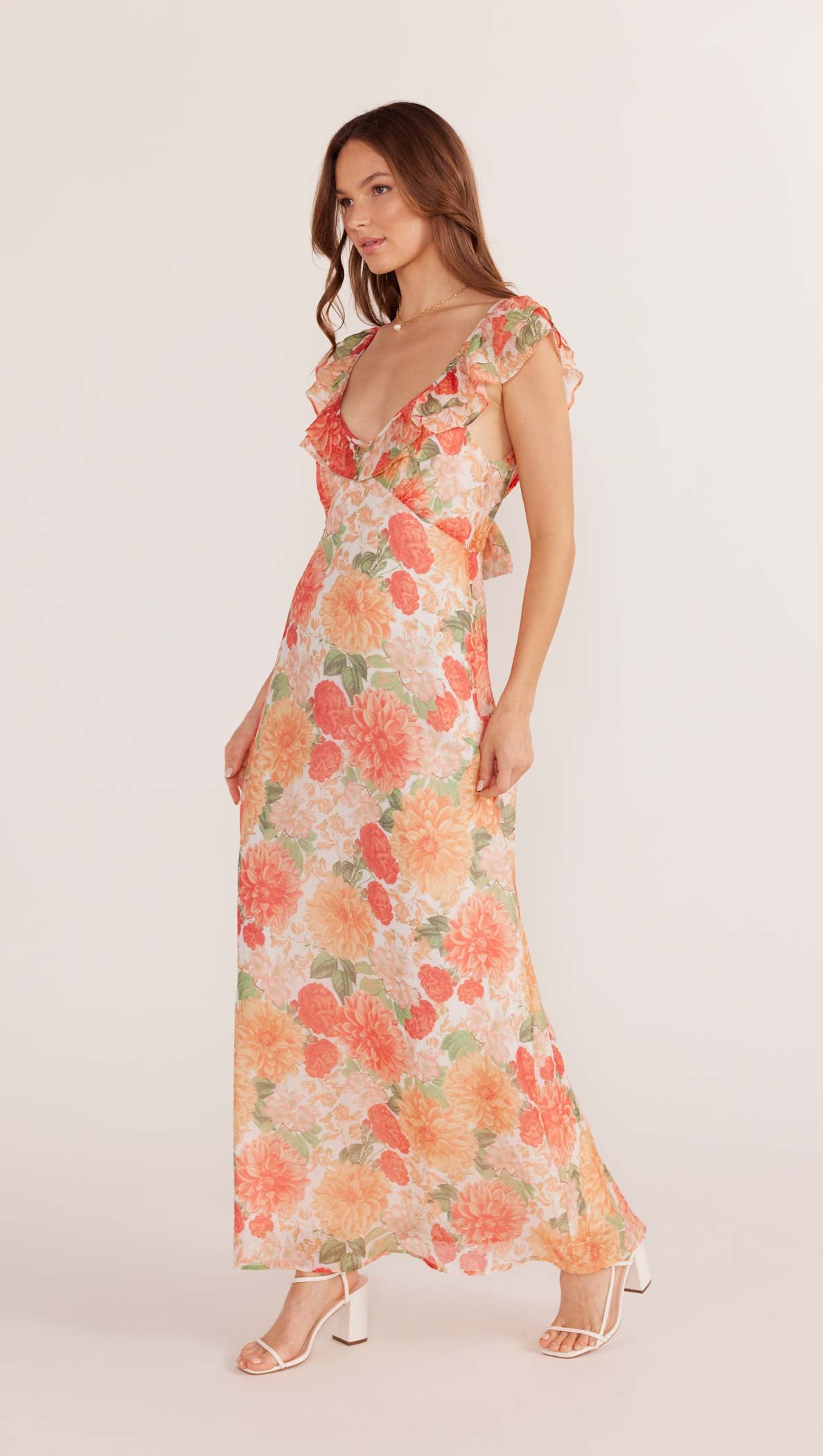 Aida Frill Maxi Dress