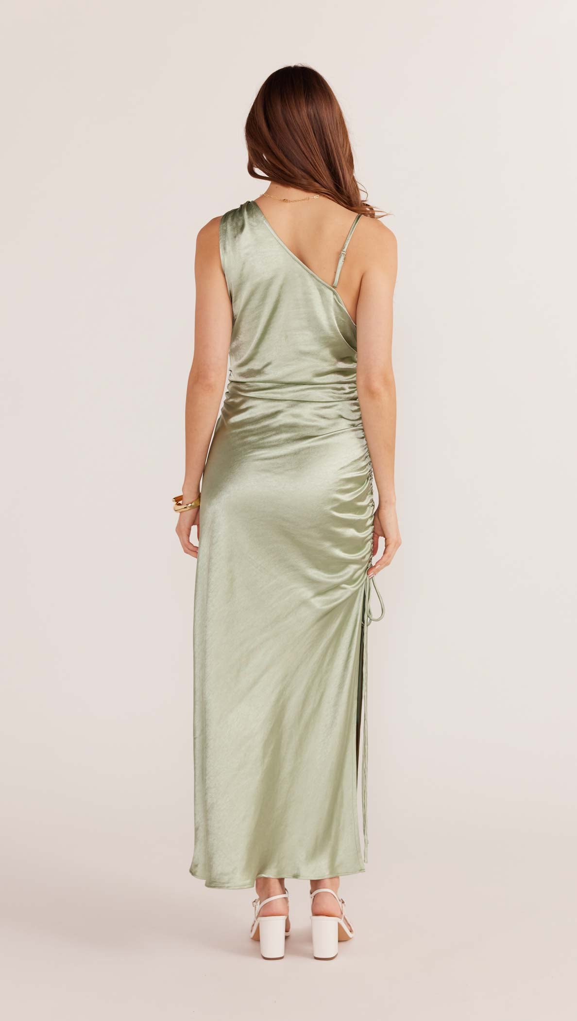 Verda One Shoulder Midi Dress