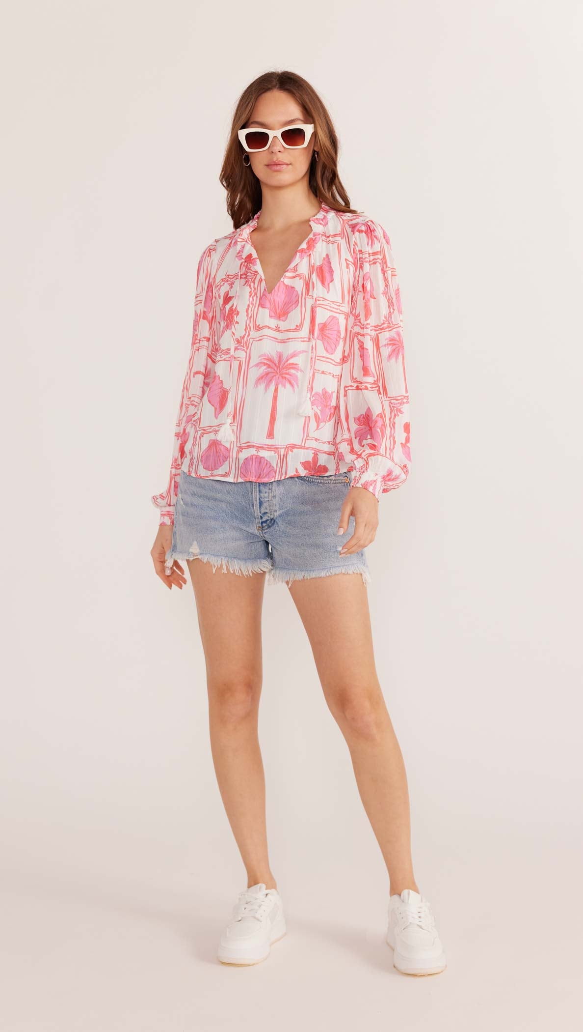 Bria Long Sleeve Blouse-MINKPINK