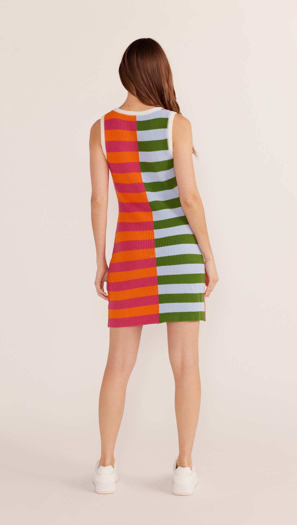 Vita Stripe Knit Mini Dress-MINKPINK