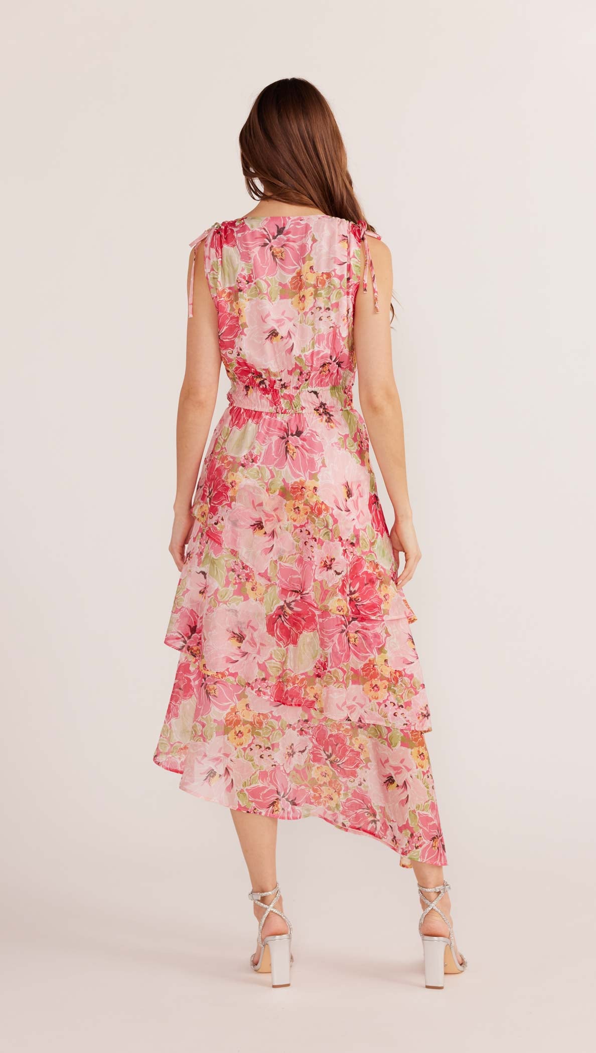 Simone Tiered Midi Dress-MINKPINK